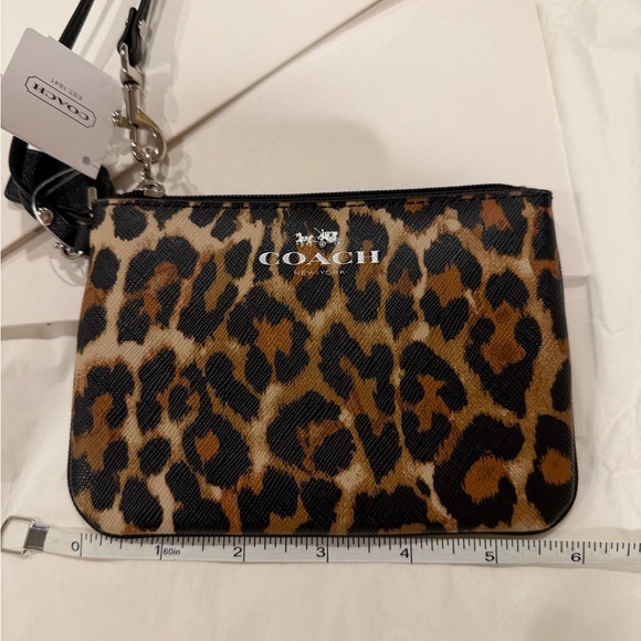 Coach Animal Print Wristlet - Picture 2 of 6
